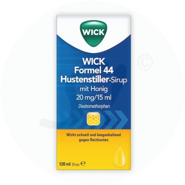 WICK Formel 44 Hustenstiller-Sirup mit Honig 20 mg/15 ml 120 ml