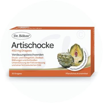 Dr. Böhm Artischocke Dragees 450 mg 30 Stk.