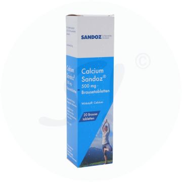Calcium Brausetabletten 500 mg 20 Stk.