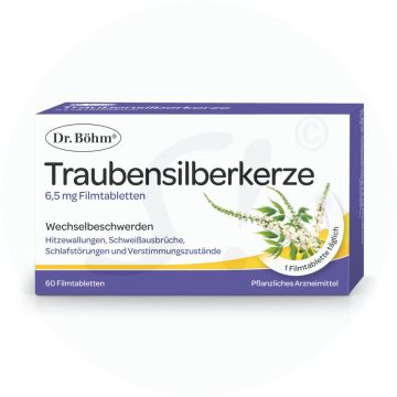 Dr. Böhm Traubensilberkerze Filmtabletten 6,5 mg 60 Stk.