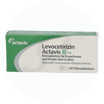 Levocetirizin Actavis Filmtabletten 5 mg 30 Stk.