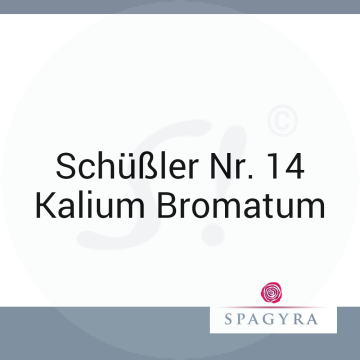 Schüßler Nr. 14 Kalium Bromatum Spagyra 20 ml D 12 Globuli