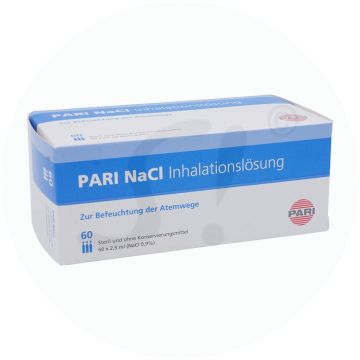 PARI NaCl 0,9% Inhalationslösung 60 x 2,5 ml