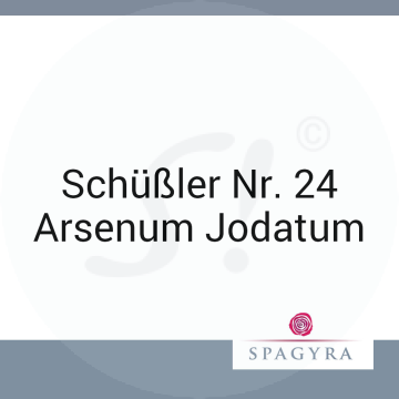 Schüßler Nr. 24 Arsenum Jodatum Spagyra 20 ml D 12 Globuli