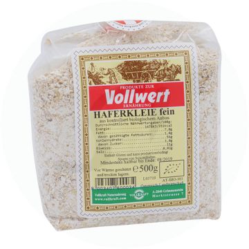 Vollkraft Haferkleie fein 500 g