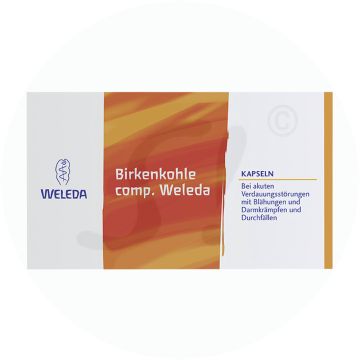 Birkenkohle Weleda CP Kapseln 20 Stk.