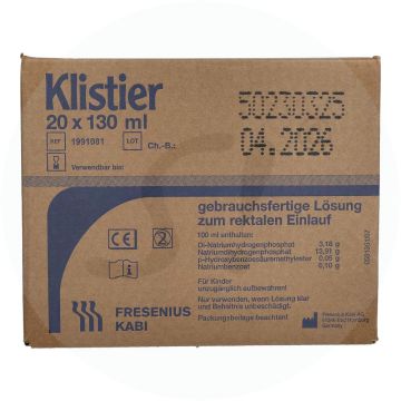 Fresenius Klistier 20 Stk.