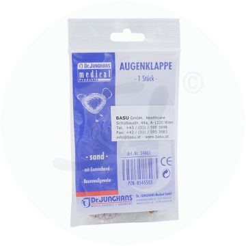 Augenklappe Basu Gummiband Sand 1 Stk.