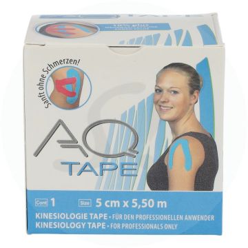 Aku-Tape Kinesiologie 1 Stk. Blau 5 x 5 cm 