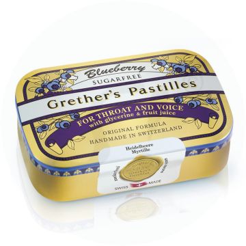 Grethers Pastillen Elderflower zuckerfrei 110 g 