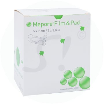 Mölnlycke Mepore Film & Pad 85 Stk. 5 x 7 cm Oval
