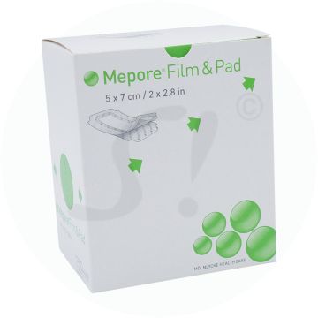 Mölnlycke Mepore Film & Pad 85 Stk. 5 x 7 cm