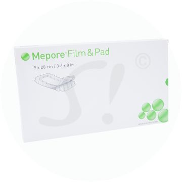 Mölnlycke Mepore Film & Pad 5 Stk. 9 x 20 cm