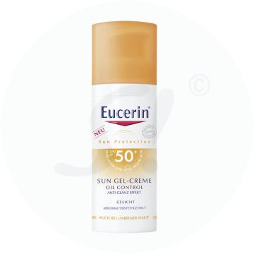 Eucerin Oil Control Face Sun Gel-Creme LSF 50+