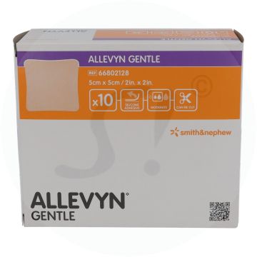 Allevyn Gentle Border Haft  10 Stk. 5 x 5 cm