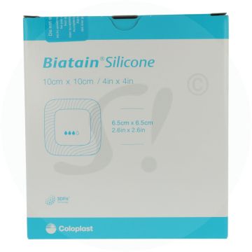 Biatain-SIL Schaumverband 10 Stk. 10 x 10 cm