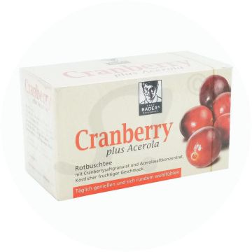 Baders Cranberry Acerola Tee Beutel