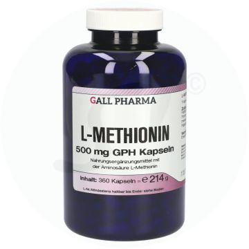 Gall Pharma L-Methionin Kapseln 500mg 360 Stk.
