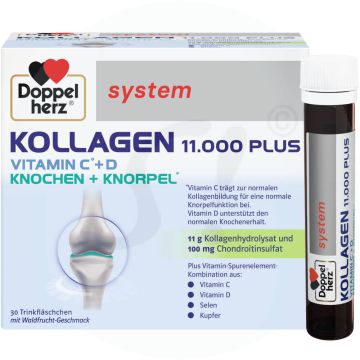 Doppelherz Kollagen 11.000 Plus Ampullen 30 Stk.