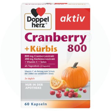 Doppelherz Cranberry + Kürbis Kapseln 60 Stk.