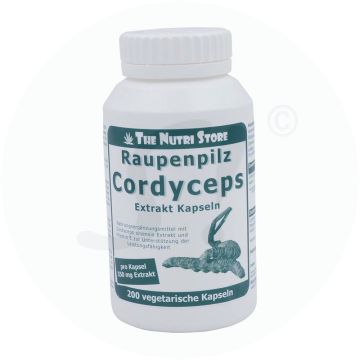 Raupenpilz Kapseln Extrakt Codyceps 200 Stk.