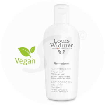 Louis Widmer Remederm Körpermilch 5% UREA ohne Parfüm