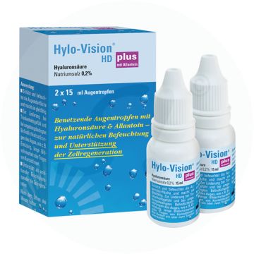 Hylo-Vision® HD plus Augentropfen 15 ml 2 Stk.