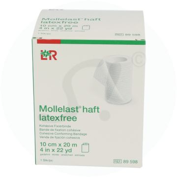 Mollelast Haft Weiß Latexfrei 20x10 1 Stk.