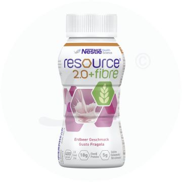 Nestlé Resource 2.0 Fibre 4 Stk. Erdbeer