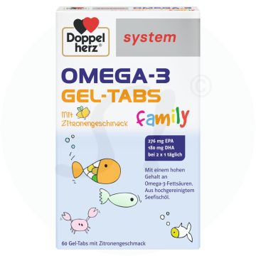 Doppelherz Omega-3 Gel Tabs family 60 Stk.