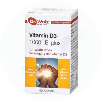 Dr. Wolz Vitamin D 3 Plus Kapseln 60 Stk.