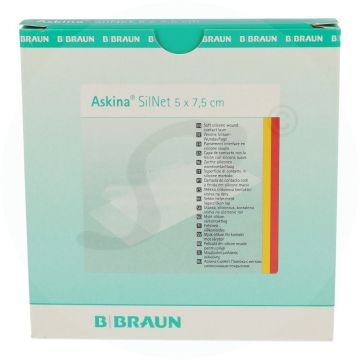 Askina Silnet Wundauflage 10 Stk. 5 x 7,5 cm