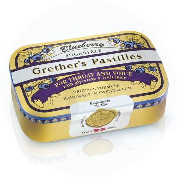 Grethers Pastillen Blueberry zuckerfrei 110 g 
