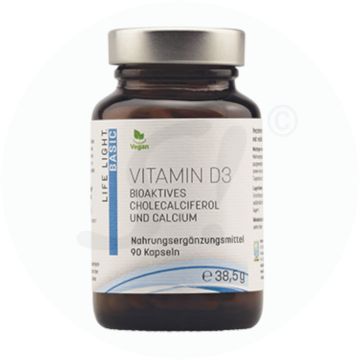 Life Light Vitamin D3 vegan Kapseln 90 Stk.
