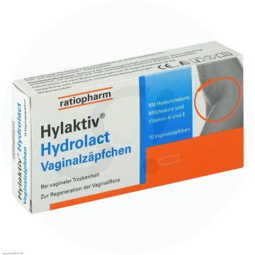 Hylaktiv Hydrolact Vaginazäpfchen 10 Stk.