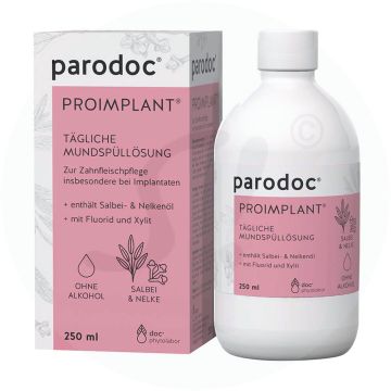 parodoc PROIMPLANT Mundspülung alkoholfrei 250 ml