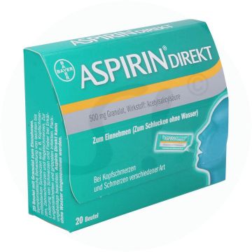 Aspirin Direkt 500mg Granulat 20 Stk.