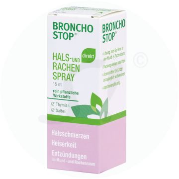 Bronchostop direkt Hals- und Rachenspray 15 ml