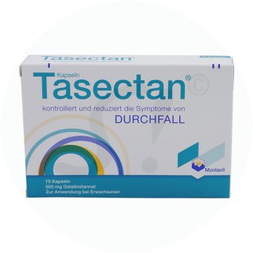 Tasectan 500 mg Kapseln gegen Durchfall 15 Stk.