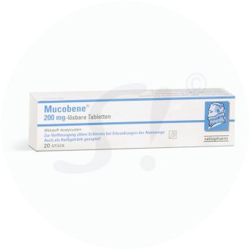 Mucobene 600 mg lösbare Tabletten 20 Stk.