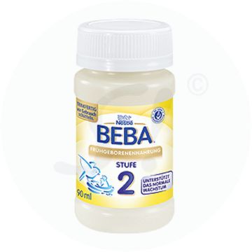 Nestlé Beba Frühgeborenennahrung 2 flüssig 90 ml 32 Stk.