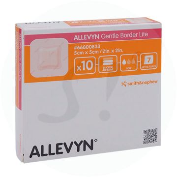 Allevyn Gentle Border Lite 10 Stk. 5 x 5 cm