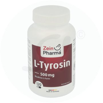 Zeinpharma L-Tyrosin 500 mg Kapseln 120 Stk.