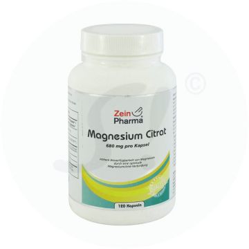 ZeinPharma Magnesium Citrat Kapseln 120 Stk.
