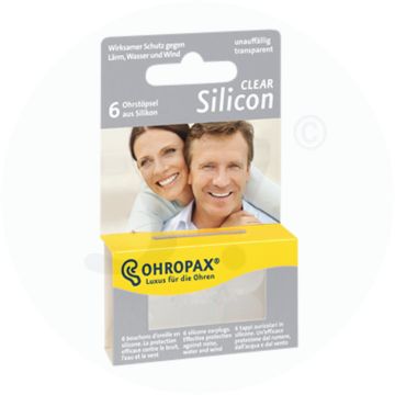 Ohropax Silicon gegen Lärm 6 Stk. farblos