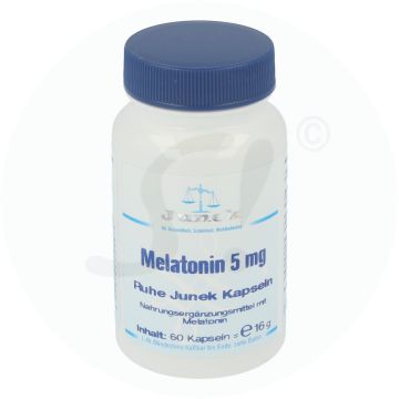 Melatonin Kapseln 5mg Junek 60 Stk.