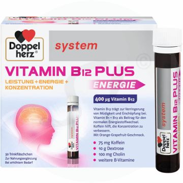 Doppelherz Vitamin B 12 Plus Trinkampullen 30 Stk.