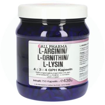 Gall Pharma L-Argin/L-Orn/L-Lys Kapseln 750 Stk.