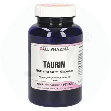 Gall Pharma Taurin Kapseln 500mg 180 Stk.