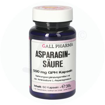 Gall Pharma Asparaginsäure Kapseln 500mg 60 Stk.